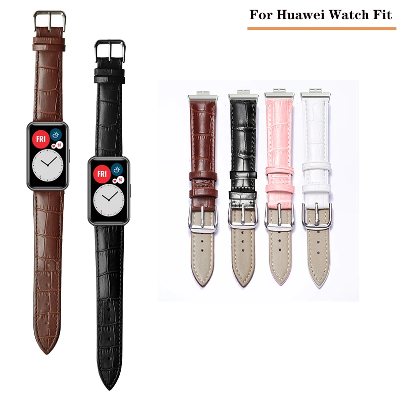 Top Trends: Strap Quality Leather Band For Huawei Watch Fit Watch Accessories Shoppable Styles