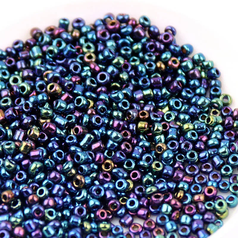 Top Trends: 1.5mm 2mm 3mm 4mm Vintage Metallic Glass Beads 15 / 0 12 / 0 8 / 0 6 / 0 Seed Beads For Needlework Jewelry Making DIY Handmade Sewing Shoppable Styles - Image 3