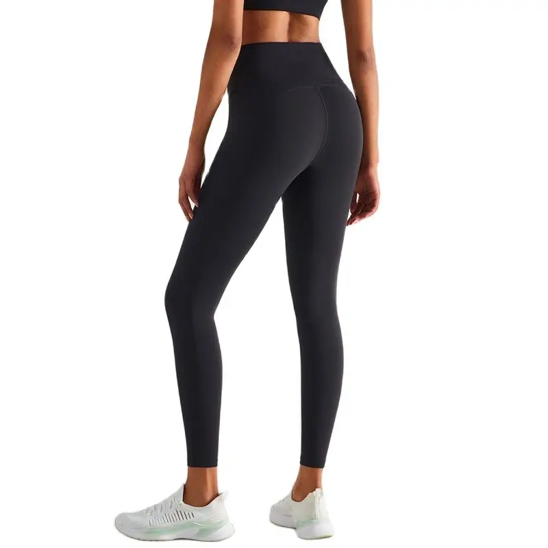 Top Trends: Lulu Ladies High Waist Yoga Pants Pocket Fluorescent Style Tights With Logo Lycra Fabric High Stretch Outdoor Fitness Pants Shoppable Styles