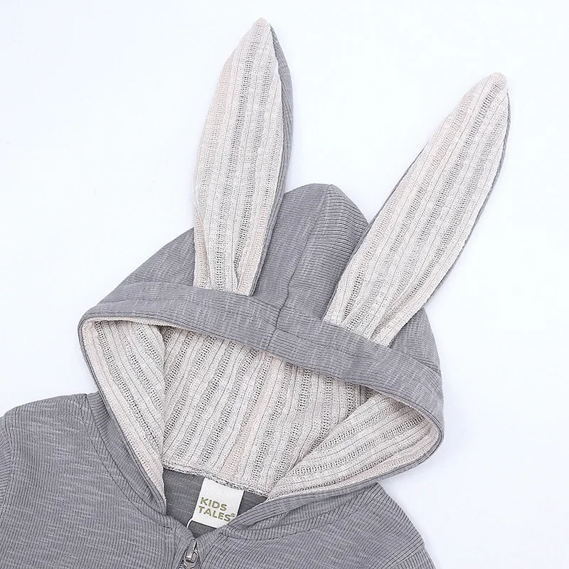 Top Trends: Cute Rabbit Ear Hooded Baby Rompers For Babies Boys Girls Clothes Newborn Clothing Jumpsuit Infant Costume Baby Outfits Fall Shoppable Styles - Image 5