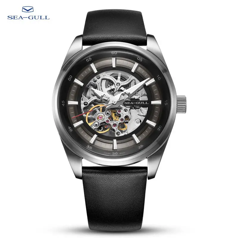 Top Trends: 2023 Seagull Men's Watch Business Hollow Luminous Waterproof Automatic Mechanical Wristwatch Men's Watch 819.92.6076H Shoppable Styles