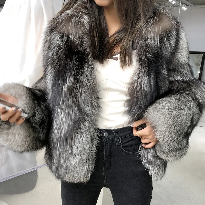 Top Trends: Fur Coat Women&#039;s Short Fashion Imitation Fox Fur Coat 2022 Autumn And Winter New Fur Coat Shoppable Styles