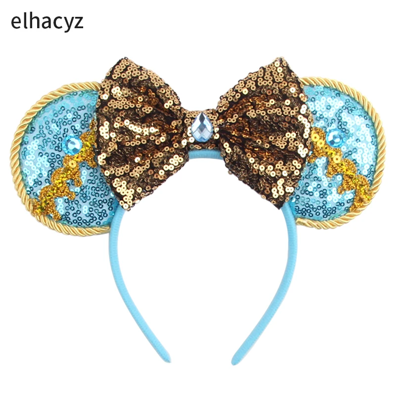 Top Trends: Popular Sequins Mouse Ears Bow Headband For Children Glitter Hairband Kids Hair Accessories Chic Girls Women Party Decoration Shoppable Styles - Image 4