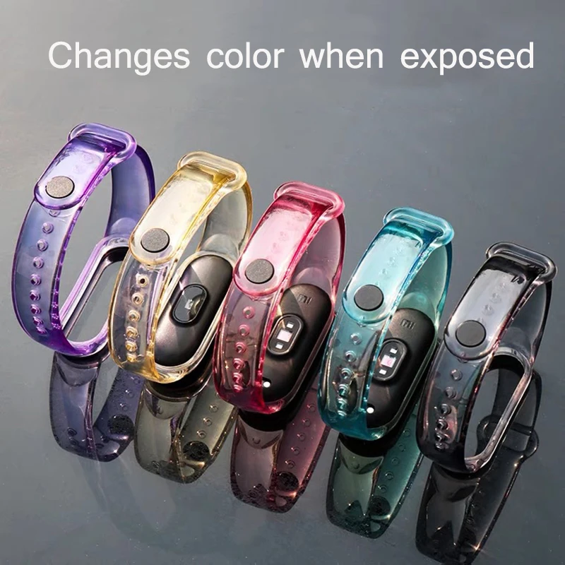 Top Trends: Color Change Strap For Xiaomi Mi Band 7 6 5 4 3 Replacement Smart Watchband Bracelet For Mi Band 6 5 Strap Wristbands Pulseira Shoppable Styles