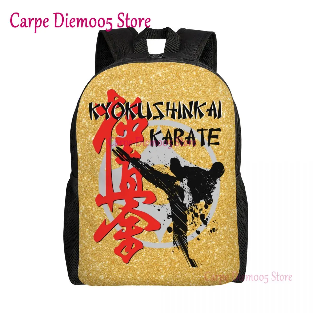 Top Trends: Kyokushi Karate Backpacks For Men Women College School Students Bookbag Fits 15 Inch Laptop Martial Arts Bags Shoppable Styles