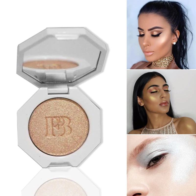 Top Trends: Fb Killawatt Freestyle Highlighter Powder Palette 4 Color Mini Shimmer Bronzer Highlighters Makeup Travel Size 2.5g / 0.09oz Shoppable Styles