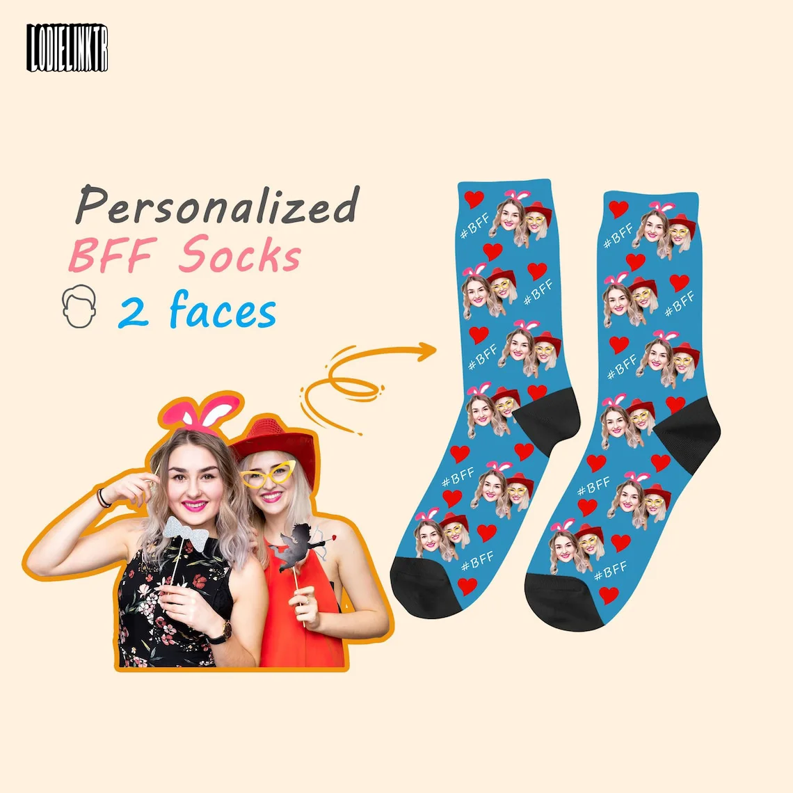 Top Trends: Customized Face Socks Couple Friends Pet Cat Dog Lovers Personalized Custom Socks Festival Birthday Gift Cotton Socks For Family Shoppable Styles