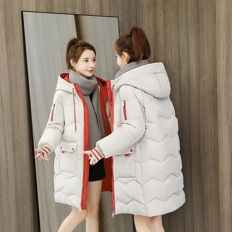 Top Trends: Coats Down Jacket Women Parkas Long Jackets For Women Down Jacket 2022 Down Coat Woman Winter Puffer Jacket Women Warm Long Coat Shoppable Styles