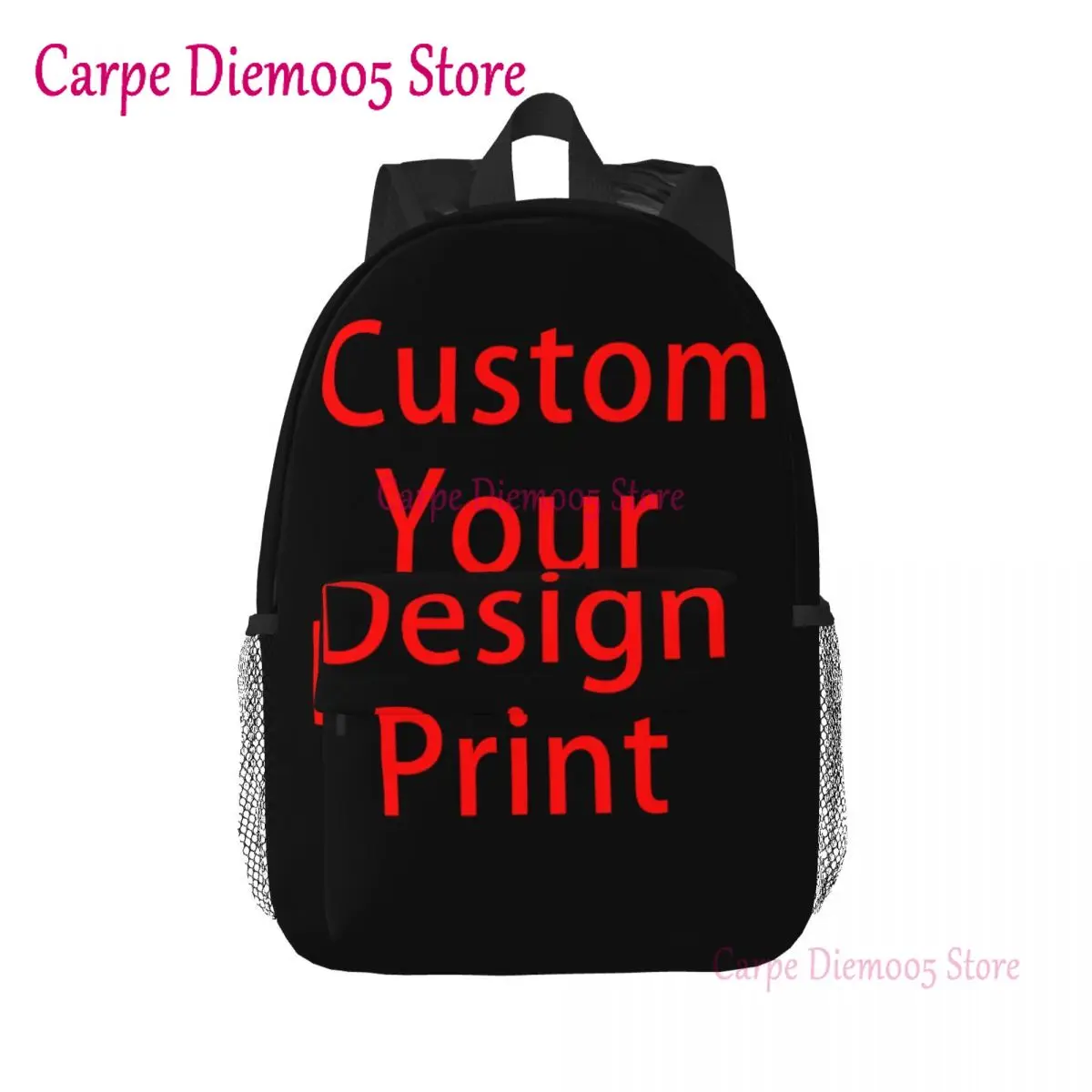 Top Trends: Custom Your Design Print Photo 3D Print Backpack For Boys Girls College School Travel Bags Women Men Bookbag Fits 15 Inch Laptop Shoppable Styles