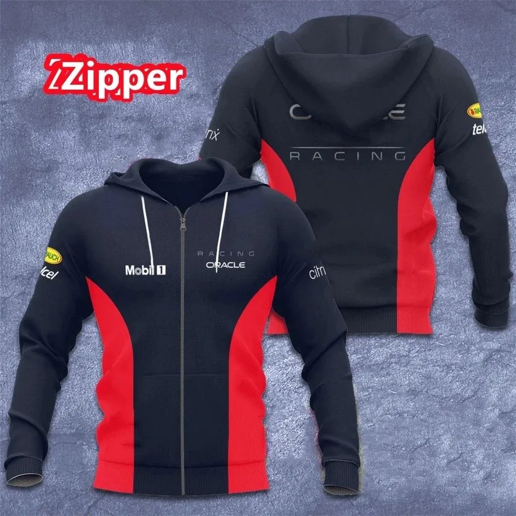 Top Trends: F1 Racing Team 3D Printed Hoodie For Men, Casual Bull Pullover, Zipper Sweater, Red Jacket, Children's Hot Sale, 2023 Shoppable Styles - Image 6