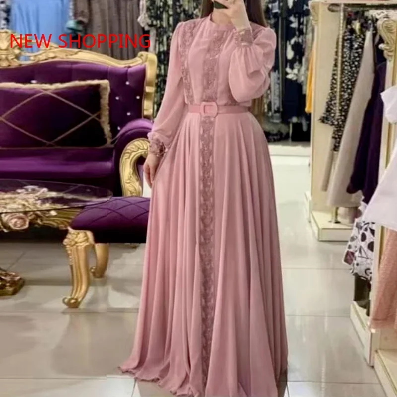 Top Trends: African Maxi Dresses For Women Full Sleeve With Sashes Robes Fashion Appliques Elegant Office Lady African Print Dresses Shoppable Styles