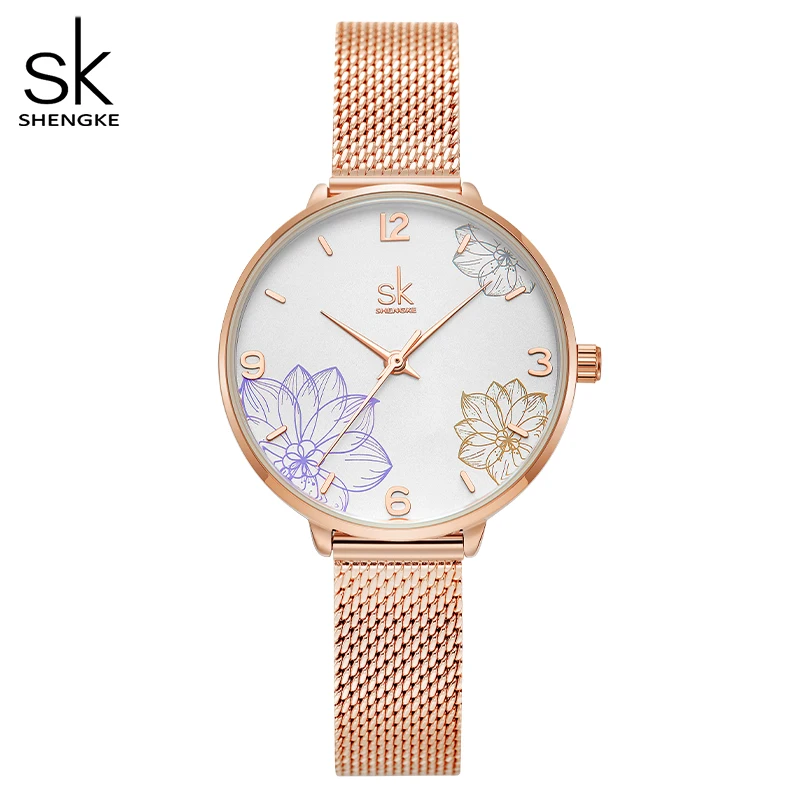 Top Trends: Shengke SK Fashion Watches For Women Ladies Luxury Quartz Relogio Feminino Female Montre Reloj Mujer Zegarek Damski Dropshipping Shoppable Styles