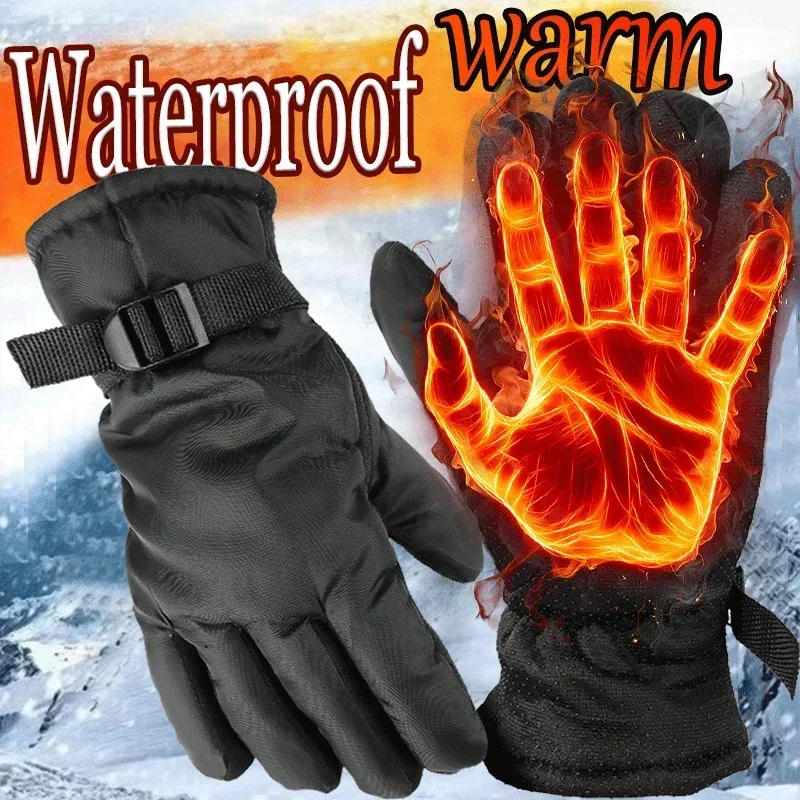 Top Trends: Outdoor Ski Gloves Waterproof Gloves With Touchscreen Function Thermal Snowboard Gloves Warm Motorcycle Snow Gloves Men Women Shoppable Styles