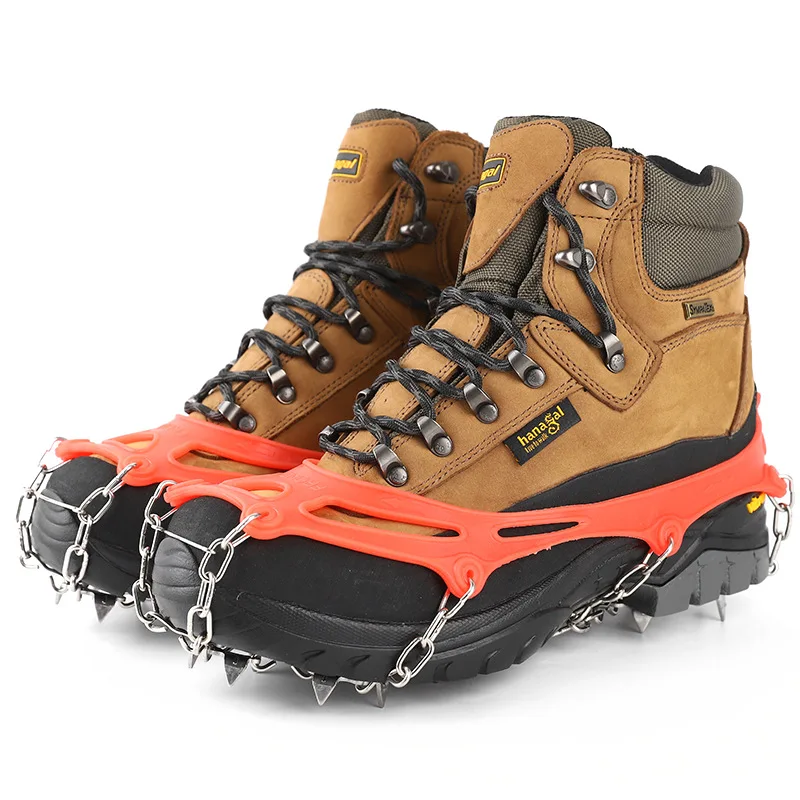 Top Trends: For Shoes Anti SlipClimbingSnow 8 Teeth Steel Ice Gripper Spike CleatsChainClaws Grips Boots Cover Spikes Crampons Shoppable Styles