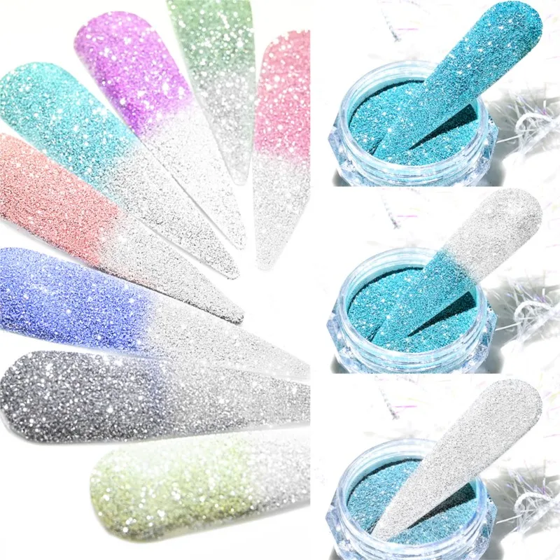 Top Trends: Thermal Temperature Changing Nail Powder Reflective Flash Glitter Powder Shinning Chrome Pigment Dust UV Gel Polish Accessories Shoppable Styles - Image 4