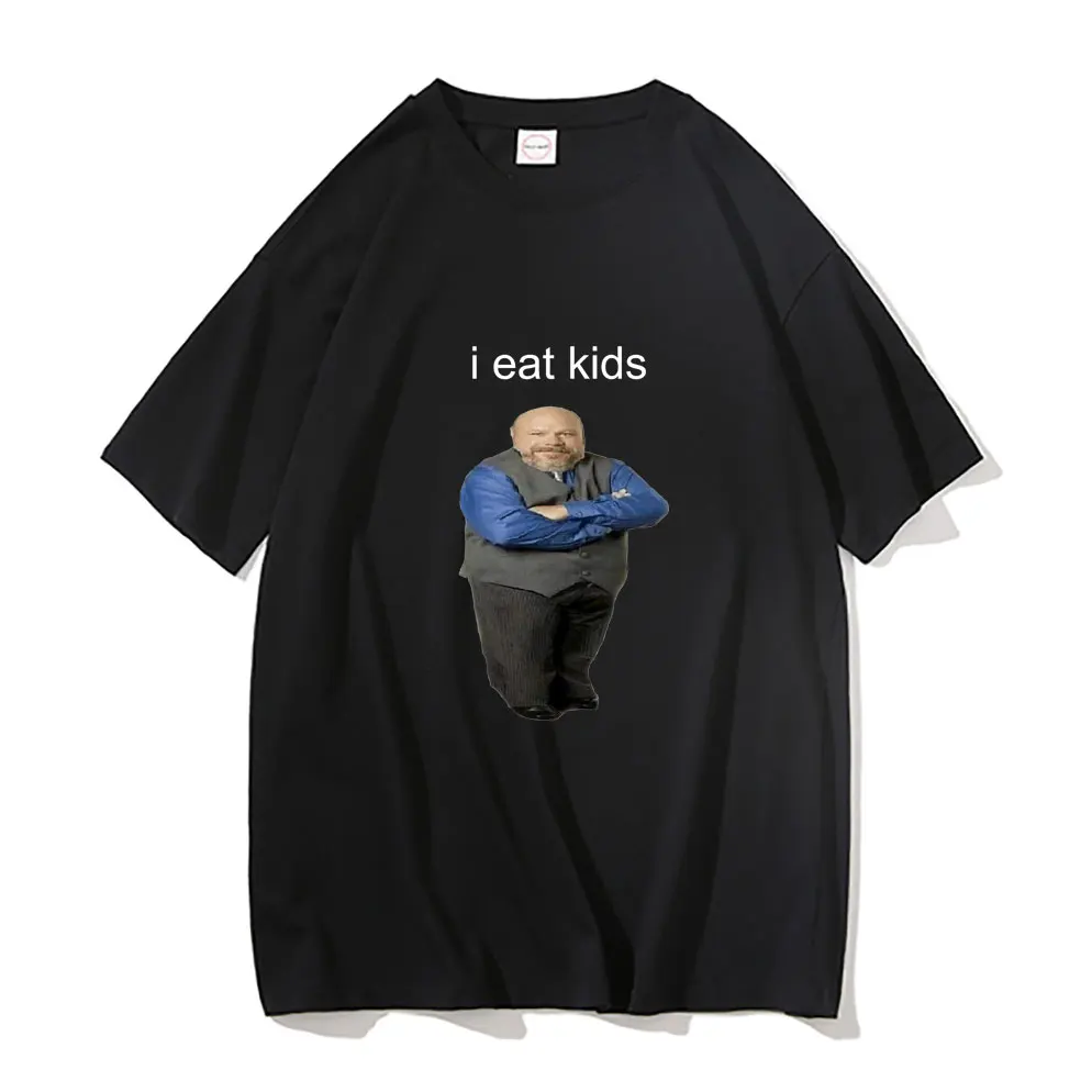 Top Trends: Bertram Eats Kids Funny Brand Men Women T-shirt I Eat Kids Tees Man Pure Cotton Tops Short Sleeve New Black Casual Loose Tshirt Shoppable Styles