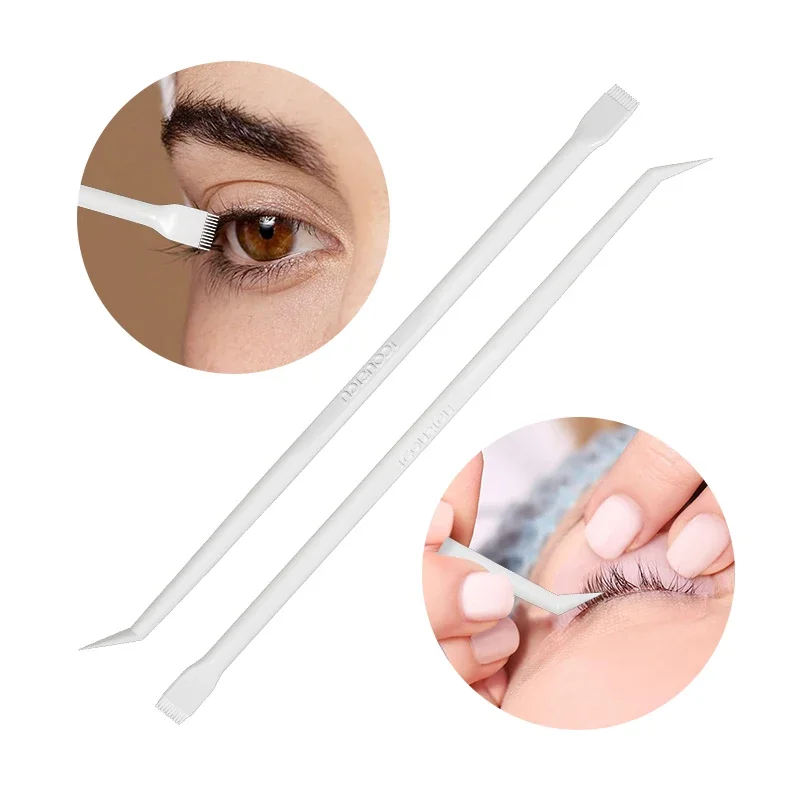 Top Trends: 10Pcs 4in1 Multifunction Perm Eyelash Wand Reuseable Plastic Eyelash Lifting Stick Applicator Comb Makeup Tool Eyelash Extension Shoppable Styles