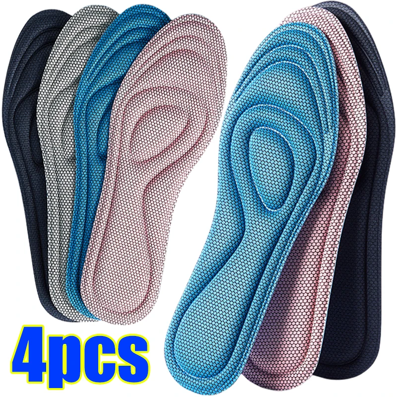 Top Trends: Unisex Memory Foam Orthopedic Insoles For Shoes Antibacterial Deodorization Sweat Absorption Insert Sport Shoes Running Pad Shoppable Styles