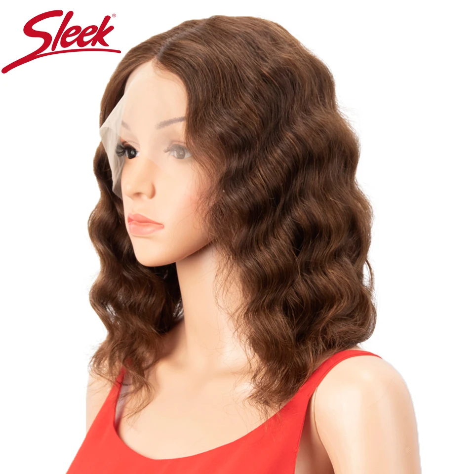 Top Trends: Sleek Short Human Hair Wigs P4 / 30 Highlight Colored Lace Bob Wig 13x6x1 Transparent Body Wave Lace Front Wigs Red Ombre Wigs Shoppable Styles