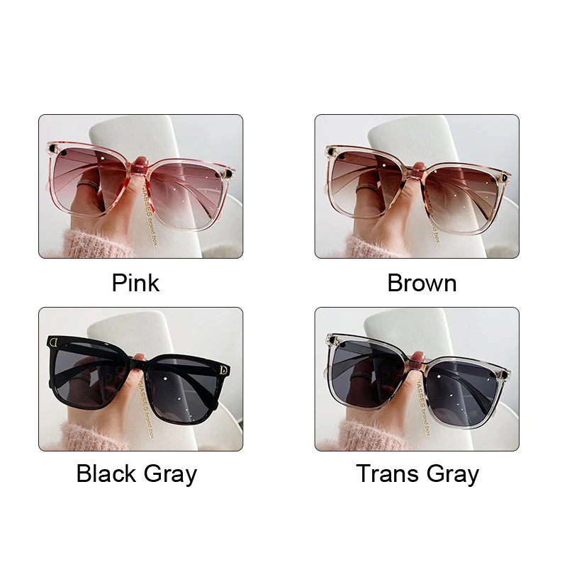 Top Trends: 2023 Fashion Oversized Sunglasses Woman Brand Designer Vintage Square Sun Glasses Female Big Frame Gradient Shades Oculos De Sol Shoppable Styles - Image 6