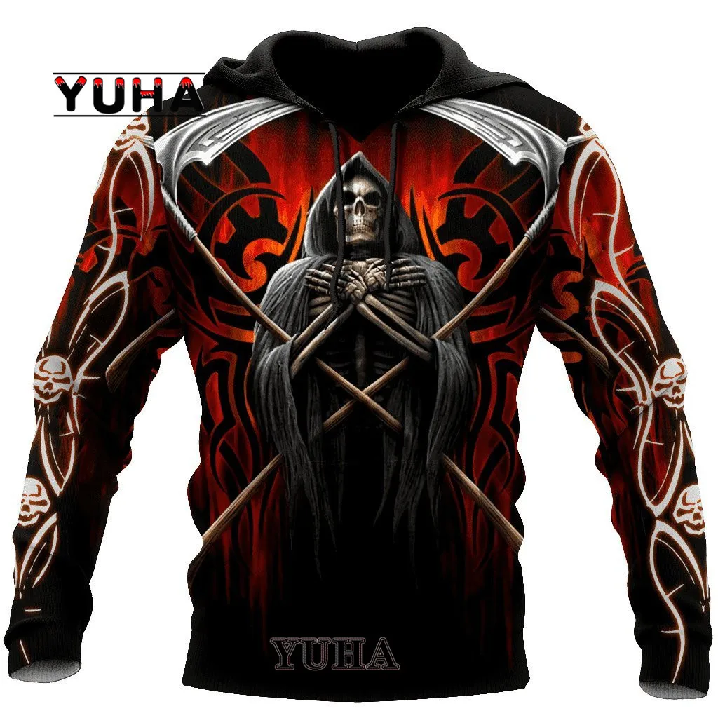 Top Trends: Beautiful Skull Tattoo 3D All Over Printed Unisex Deluxe Hoodie Men Sweatshirt Pullover Casual Jacket Tracksuit Shoppable Styles