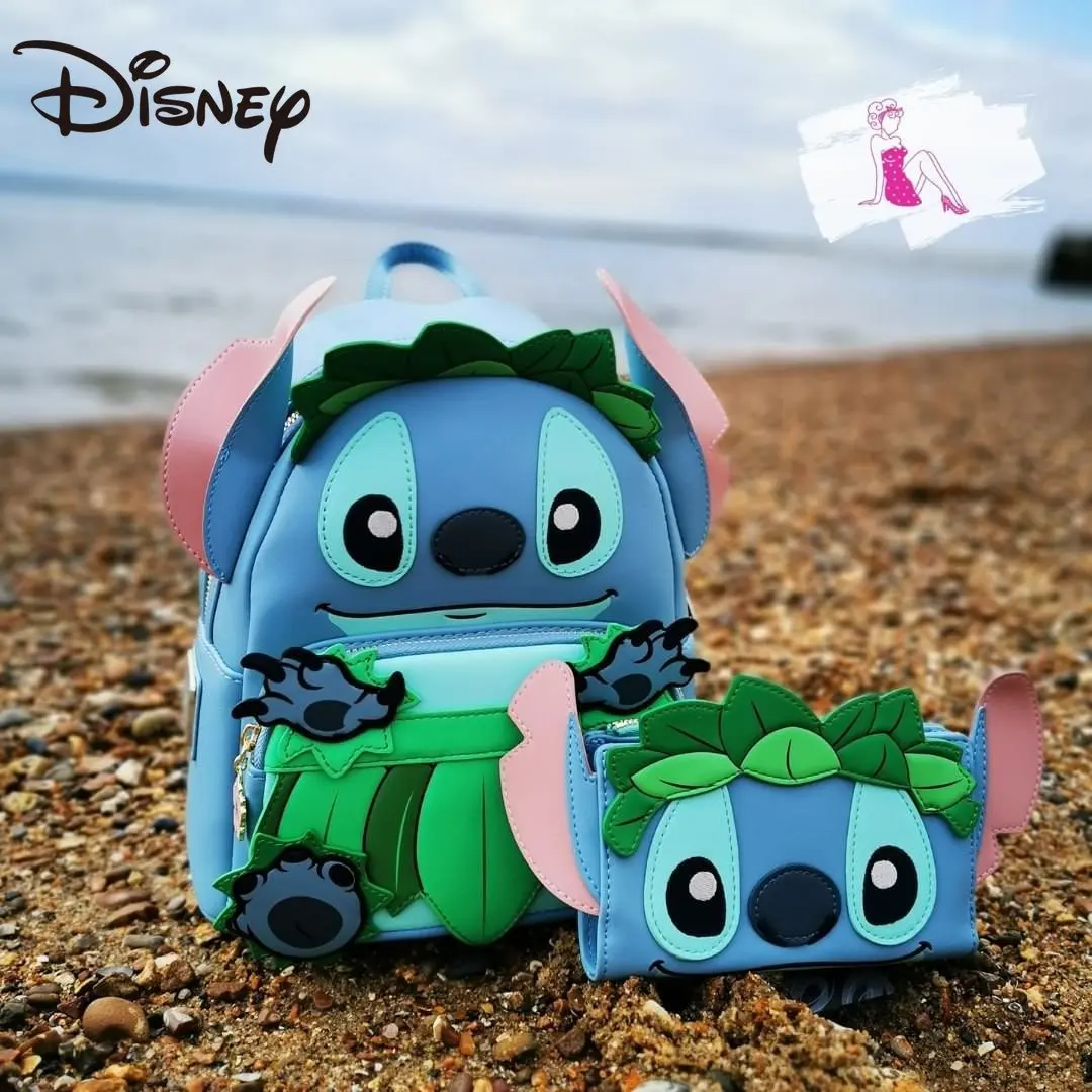 Top Trends: MINISO Disney Loungefly Lilo And Stitch Stitch Stitch Wallet Backpack School Bag Men&#039;s And Women&#039;s Casual Bag School Backpack Shoppable Styles