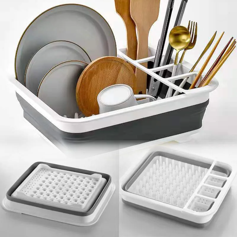 Foldable Dish Rack: Portable Tableware Solution for Campers