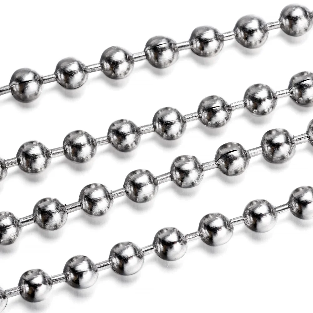 Top Trends: 5m / lot Multiple Styles Stainless Steel Extension Chain Ball Chain For DIY Bracelet Necklaces Jewelry Making Findings Accessories Shoppable Styles - Image 5