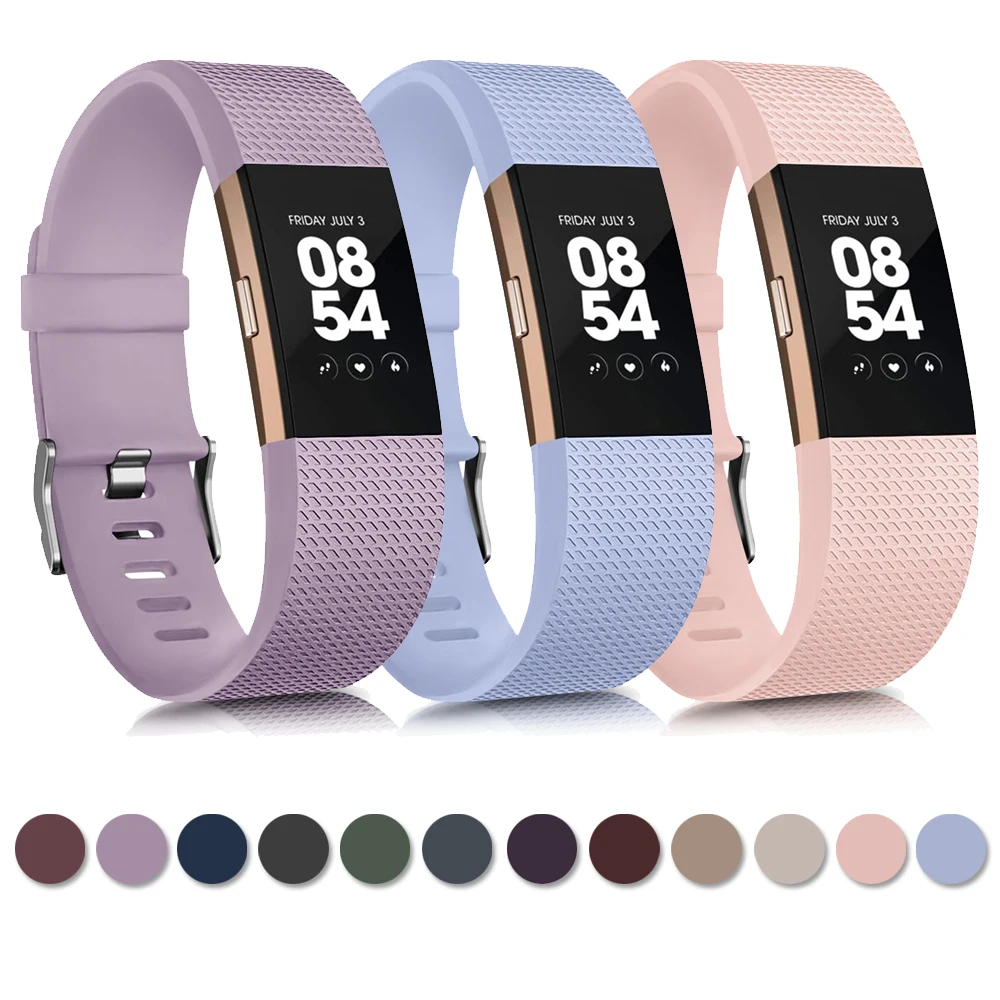 Top Trends: Soft TPU Strap For Fitbit Charge 2 Band Bracelet Watchband Wristband For Fitbit Charge 2 Strap Smartwatch Accessory Replacement Shoppable Styles