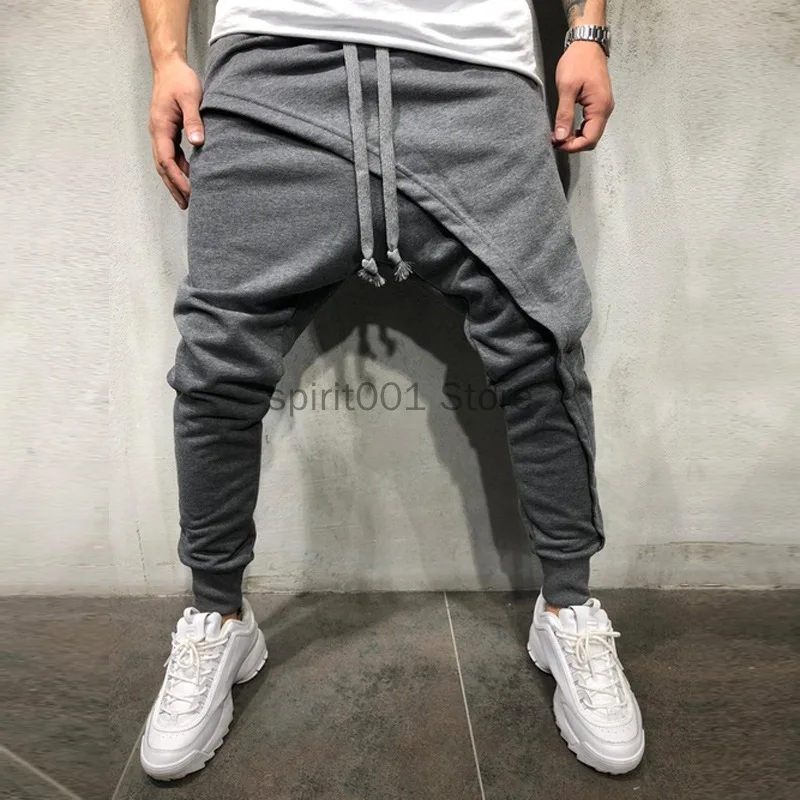 Top Trends: 2023 Medieval Costume For Men Western Style Spliced Loose Pants Gothic Fashion Pant Shoppable Styles