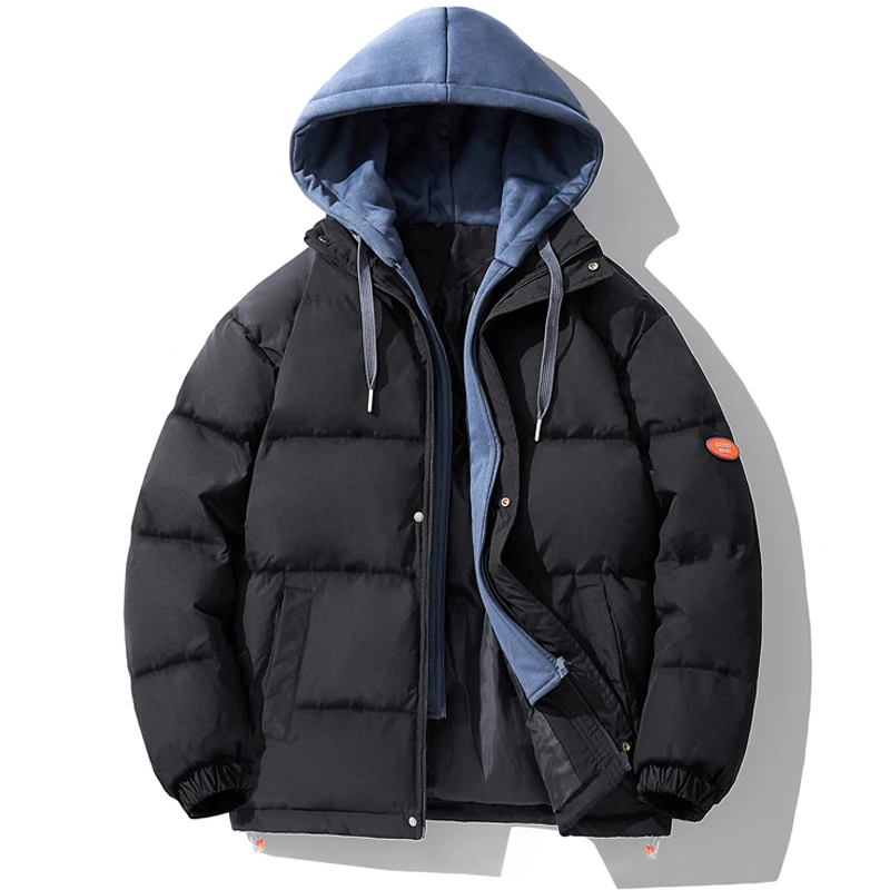 Top Trends: Jacket Men Parka Winter New Jacket Woman Mens Hooded Windbreaker Coats Men's Fashion Casual Warm Teenager Jackets M-5XL 6XL 2273 Shoppable Styles - Image 4