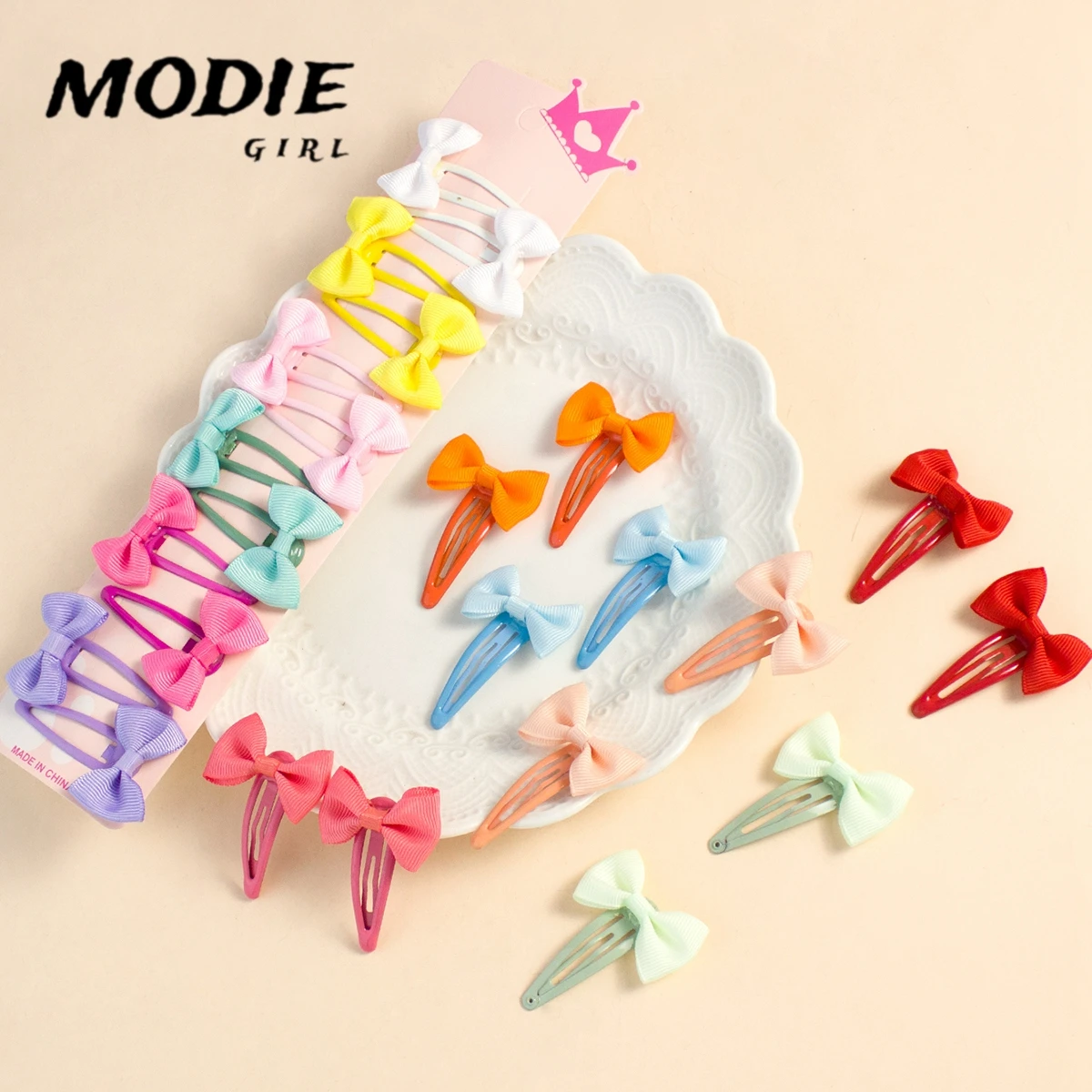 Top Trends: 24PCS / set New Fashion Children&#039;S Bow Hair Clip Women Baby Pet Doge Cat Cute Popular Hair Accessories Headdress Headband 1070 Shoppable Styles