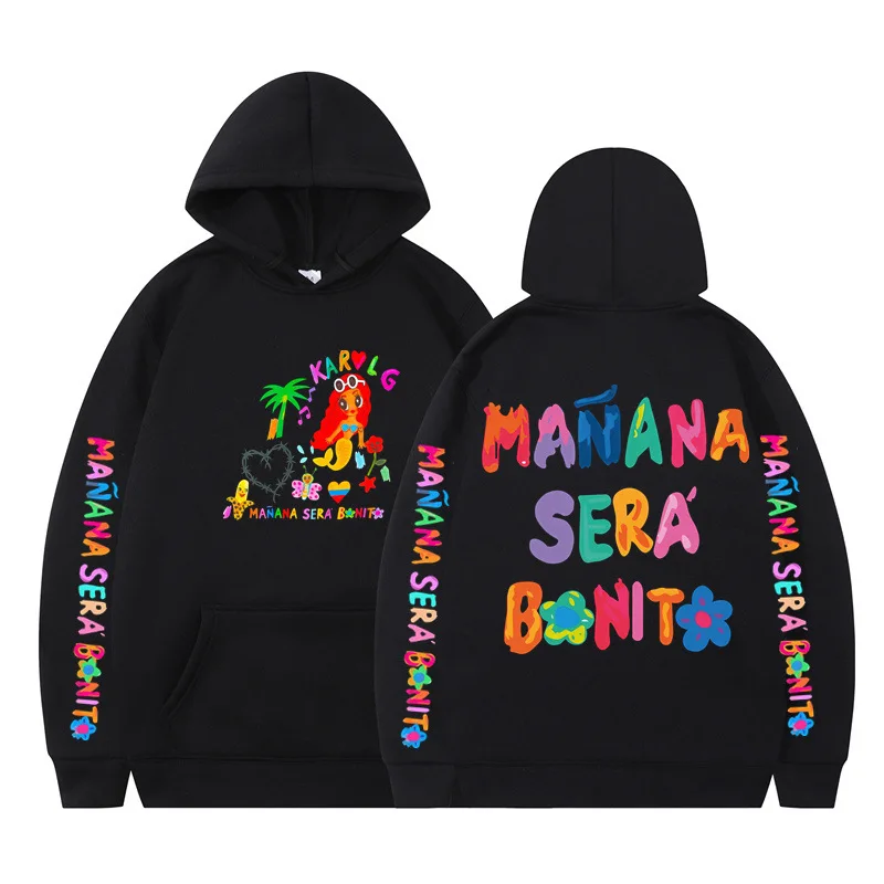 Top Trends: Karol G Manana Sera Bonito Unisex Couple Hoodies Hooded Casual Fan Club Sweatshirts Top Sales Street Campus Breathable Shoppable Styles