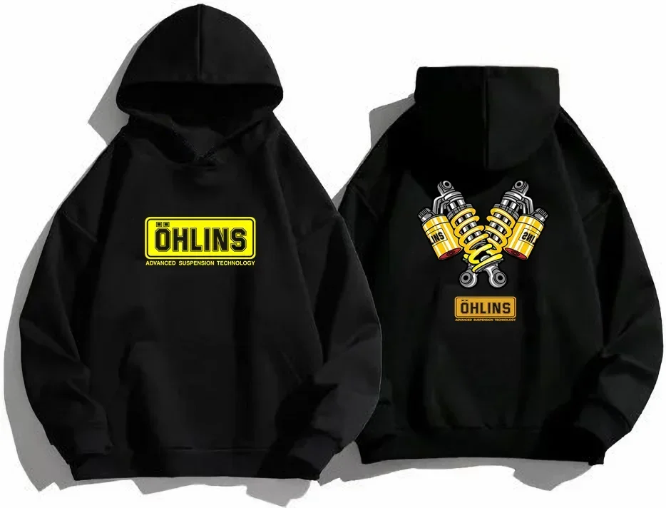 Top Trends: Men's Hoodie Ohlins Sports Racing Top Reversible Shock Ohlins RXF34 M.2 Men's Hoodie Printed Comfort Hoodie Shoppable Styles