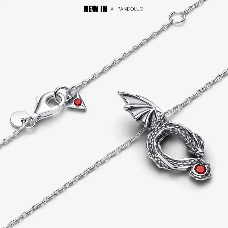 Top Trends: Dragon Charm 2023 New In Game Of Thrones Ring Earrings Necklace Charm Beads Fit Pandora Bracelet Silver Women Pendant Jewelry Shoppable Styles - Image 4