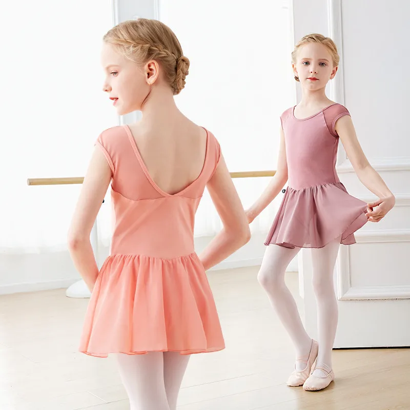 Top Trends: Kids Girls Cotton Gymnastics Leotard Ballet Dress Kids Sleeveless Dance Leotard Tutu Dancewear Ballerina Swimwear For Girls Shoppable Styles