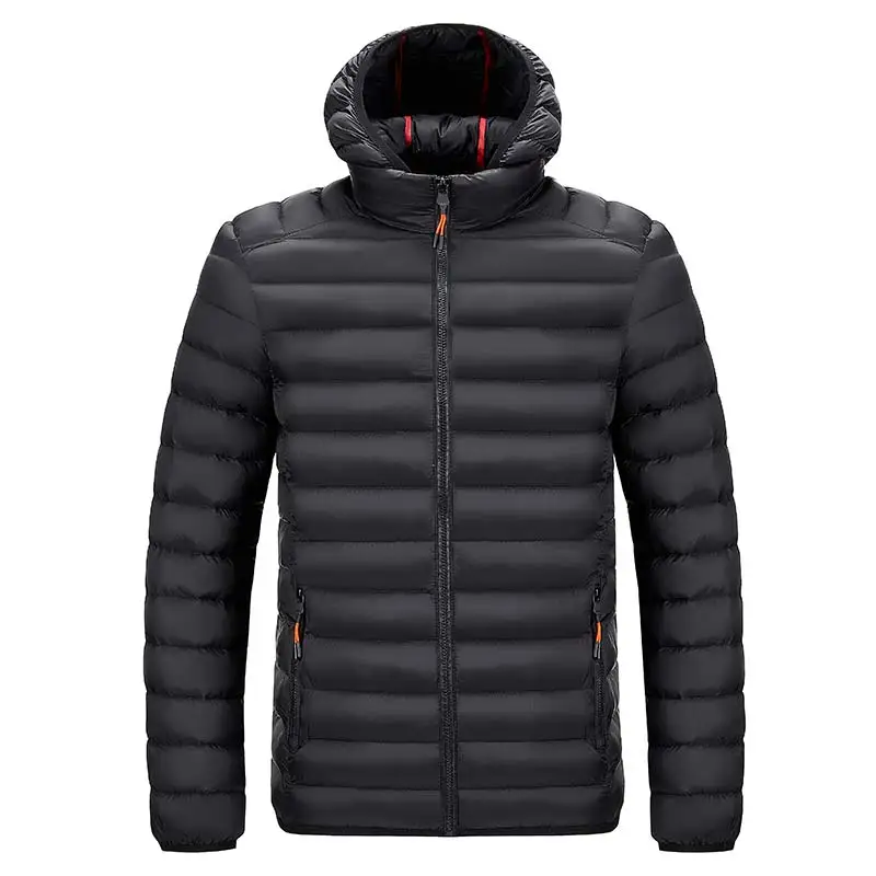 Top Trends: Men Puffer Jackets Winter Hooded Outdoor Windproof Waterproof Padding Cotton Coat Man Jacket Homme Shoppable Styles - Image 4