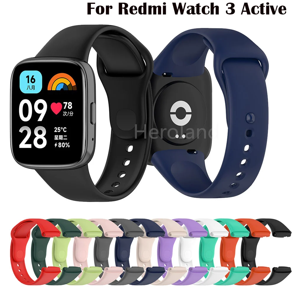 Top Trends: Fashion Silicone WatchBand For Redmi Watch 3 Active SmartWatch Strap Wristbands Bracelet For Redmi Watch 3 Lite Strap WristBand Shoppable Styles