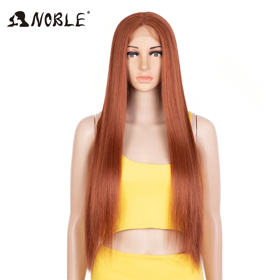 Top Trends: Noble Cosplay Synthetic Lace Wig 30"Long Straight Lace Wig Part Wig Blonde Ombre Wigs For Women Lace Wig Synthetic Shoppable Styles