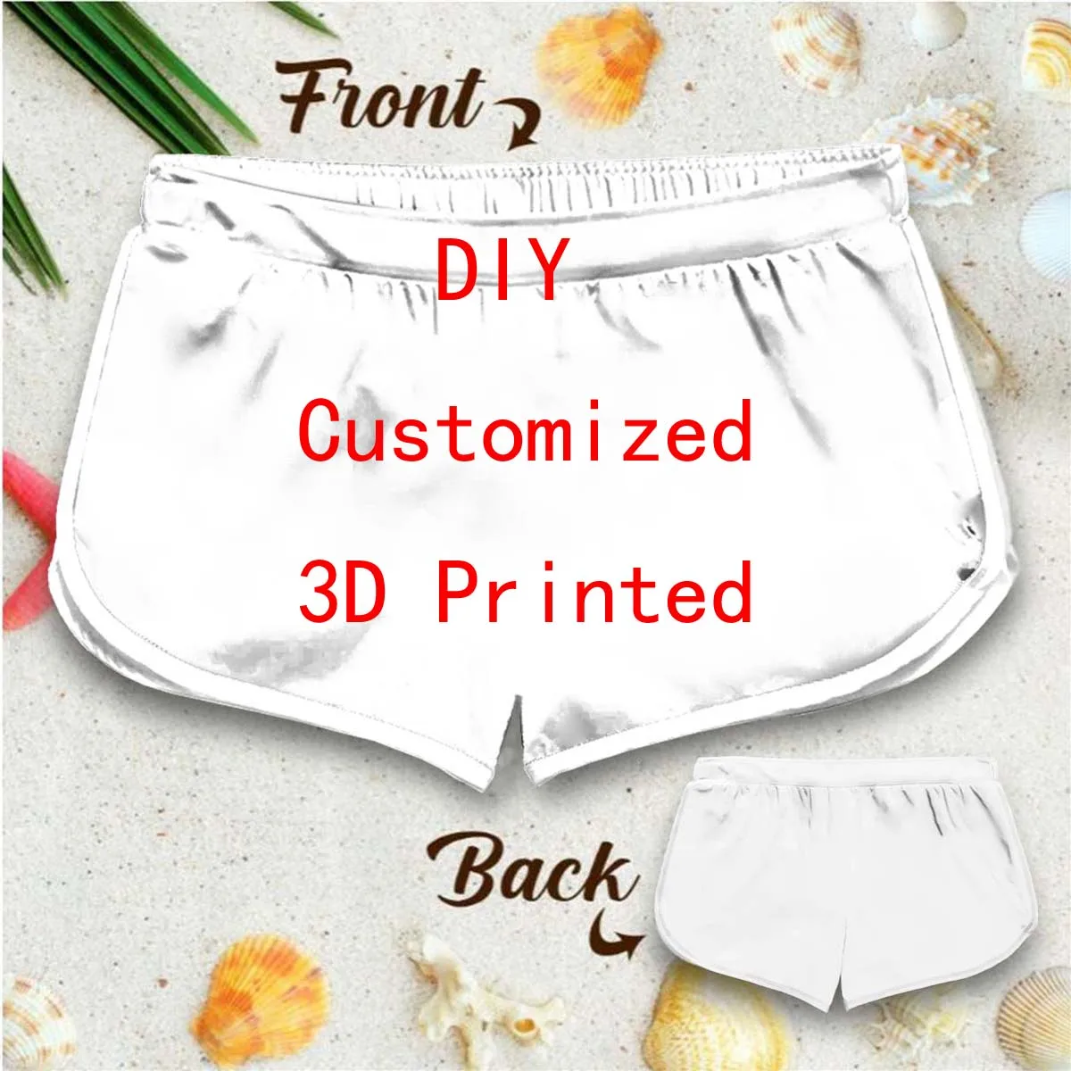 Top Trends: DropShipping VIP Link Tops DIY 3D Printed Women Shorts Summer Beach Shorts Elastic Waist Shorts Quick Drying Shorts Shoppable Styles