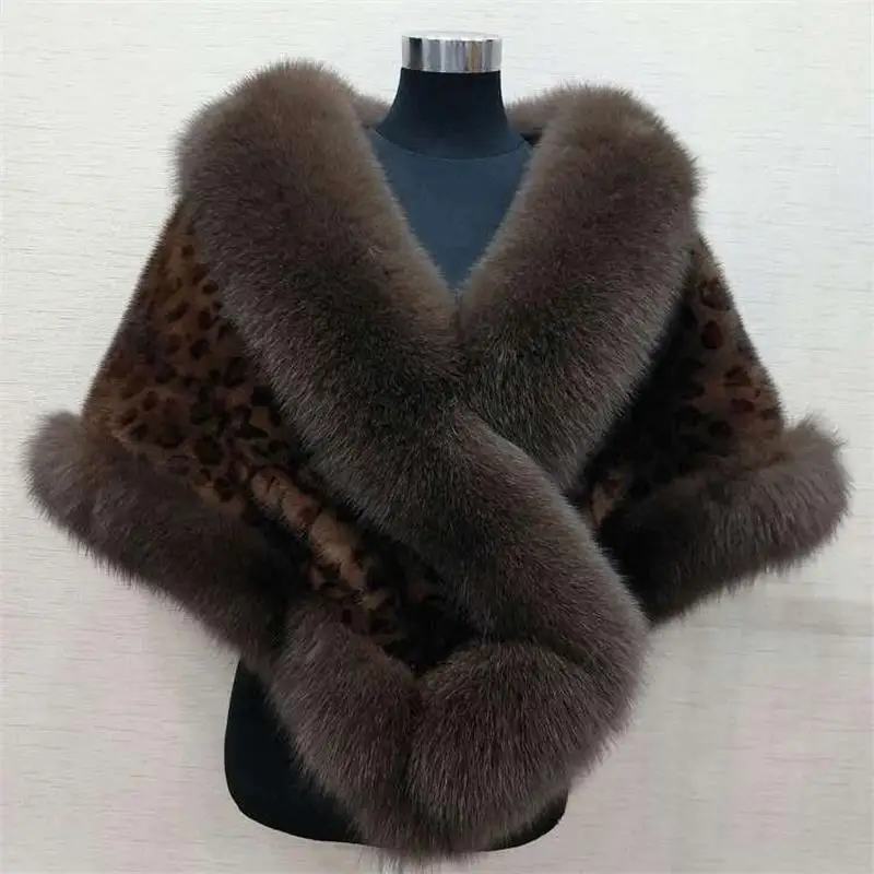 Top Trends: 2023 Winter Fur Wrap Women Thick Wedding Short Cloak Cape Shawl Ladies Ponchos Fashion Shoppable Styles