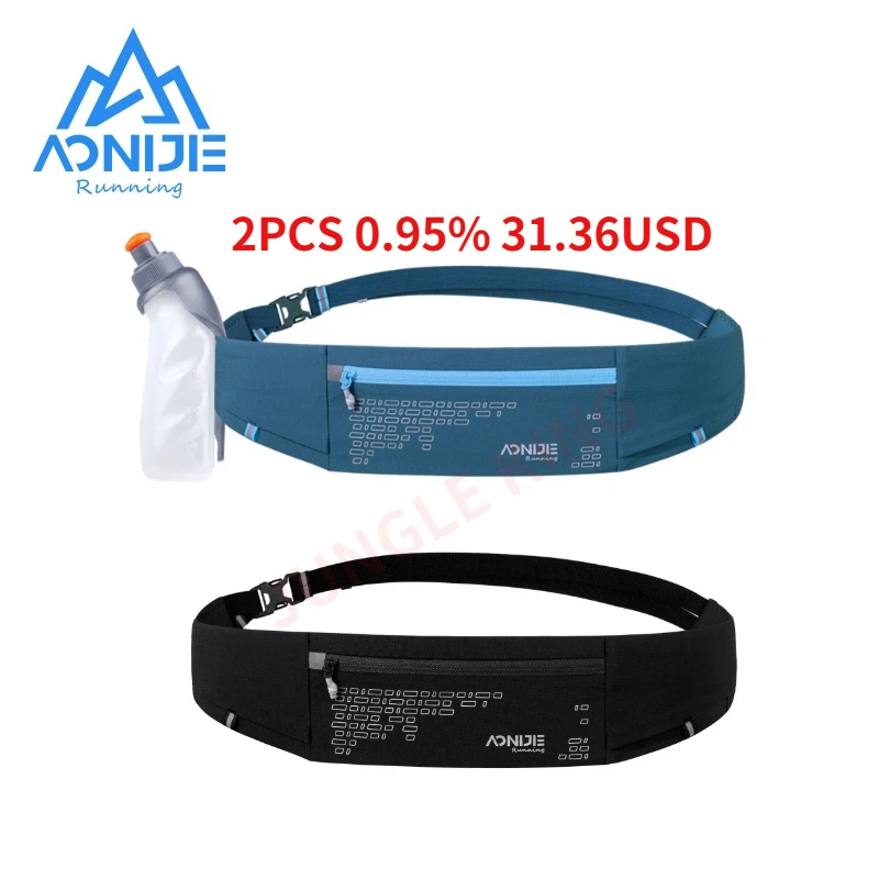 Top Trends: AONIJIE 2022 W8112 Outdoor Comfortable Running Waist Bag Belt Hydration Fanny Pack Sports Pockets For Jogging Fitness Gym Hiking Shoppable Styles