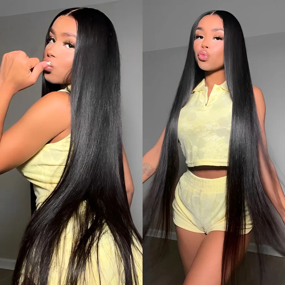 Top Trends: Straight Lace Front Wig 4x4 5x5 Lace Closure Wig 13x4 13x6 Hd Lace Frontal Wig Brazilian 30 40 Inch Human Hair Wigs For Women Shoppable Styles