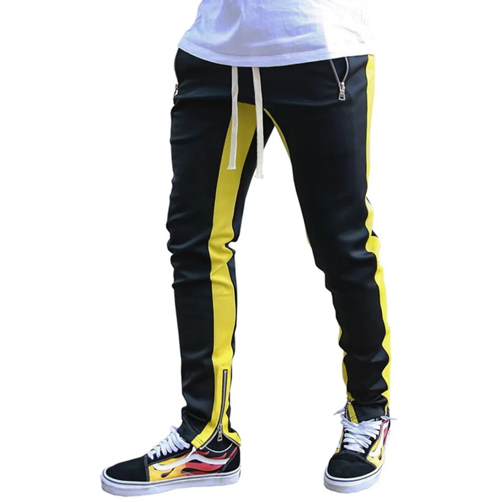 Top Trends: Spring / Autumn New Men's Casual Sports Pants Double Pocket Zipper Jogging Trousers Shoppable Styles - Image 2