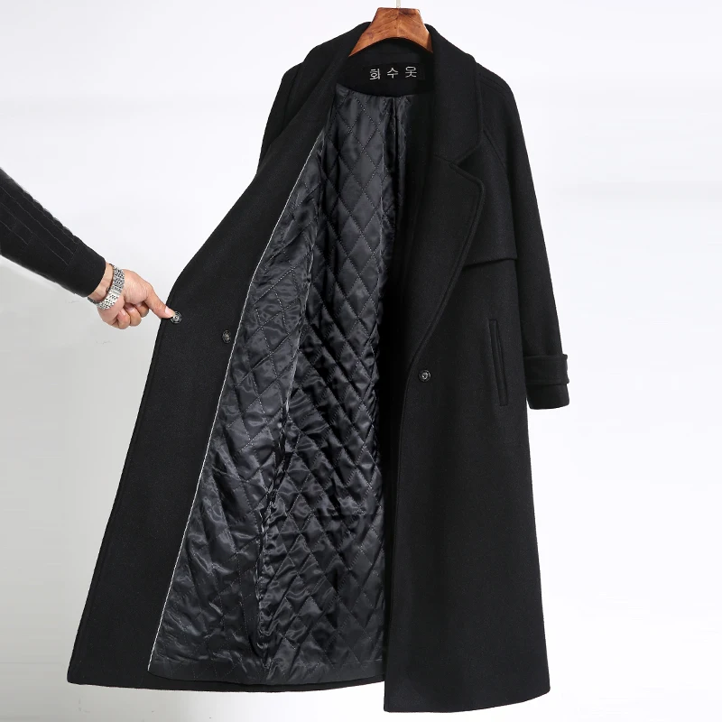 Top Trends: Black Coat Women's Medium-length New Popular High-end Double-sided Cashmere Autumn And Winter Thickening Wool Coat Shoppable Styles