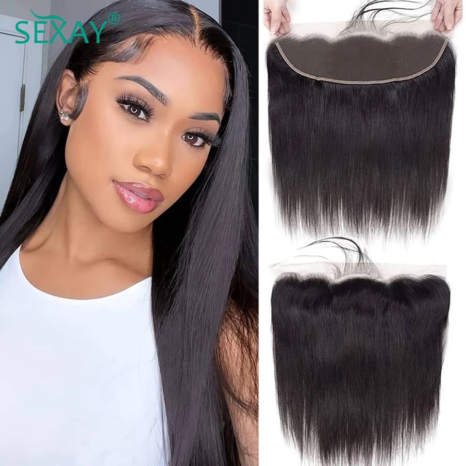 Top Trends: HD Transparent Lace Closure With Baby Hair 100% Brazilian Human Hair 4x4 13x4 Swiss Lace Closures Frontals Only For Black Women Shoppable Styles - Image 5