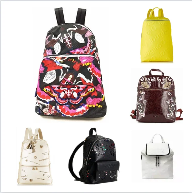 Top Trends: 2023 New Foreign Trade Spain D Family Women's Backpack Printing Embroidery Large Capacity Shoppable Styles