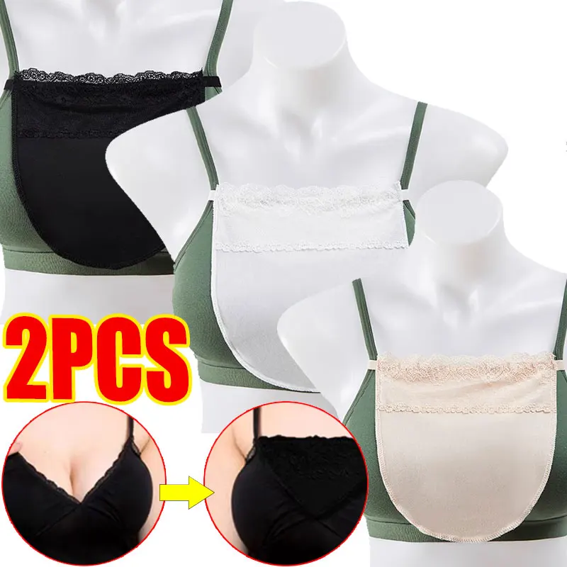 Top Trends: Women Invisible Anti Glare Underwear Lace Cleavage Cover Up Mock Camisole Bra Strapless Insert Wrapped Chest Intimates Shoppable Styles