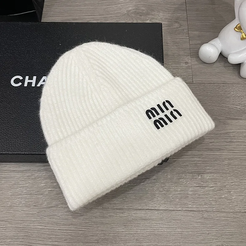 Top Trends: Top New Fashion Luxury Letter Beanies Men Women Warm Winter Brand Designer Outdoor Soft Hat Unisex Party Vintage Hip Hop Caps Shoppable Styles - Image 5