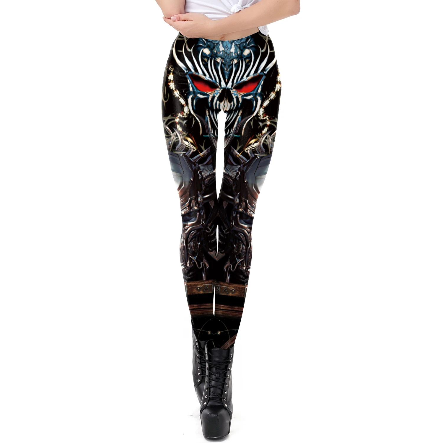 Top Trends: You're My Secret New Punk Style Dark Grey Leggins Steampunk Gear Of War Printed Leggins Women Workout Legging Fitness Pants Shoppable Styles